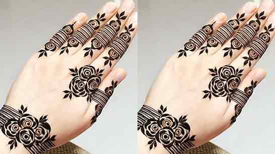 Latest Bridal Arabic Mehndi Designs