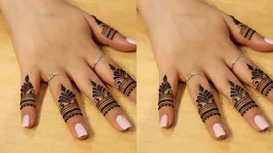 Latest Finger Mehndi Design
