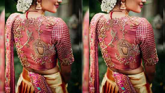 Marriage Bridal Maggam Work Blouse Designs