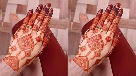 Mehandi Design in Bridal