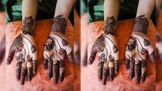 Modern Full Hand Mehndi Design
