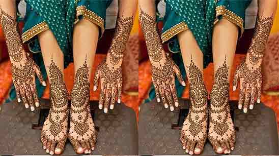 Pakistani Bridal Mehndi Designs