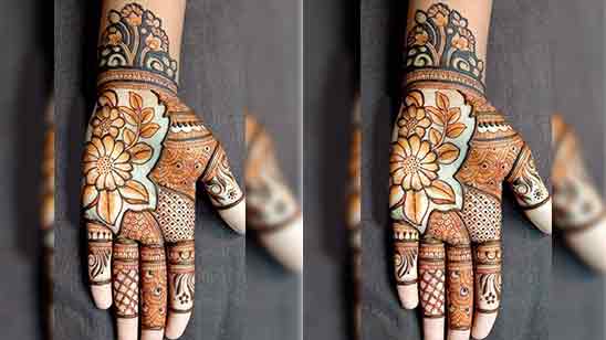 Rajasthani Bridal Mehndi Designs for Full Hands