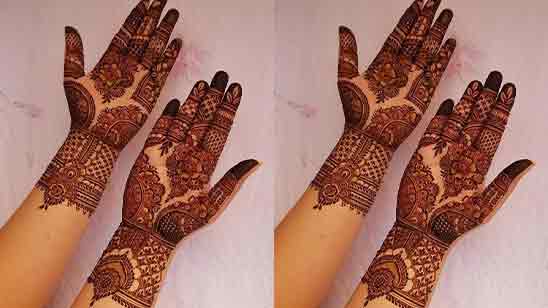 Rajasthani Bridal Mehndi Designs for Full Hands