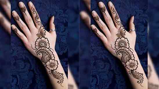 Simple Arabic Mehndi Designs Full Hand