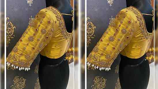 Simple Blouse Designs For Silk Sarees