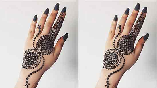 Simple Bridal Mehndi Designs for Hands