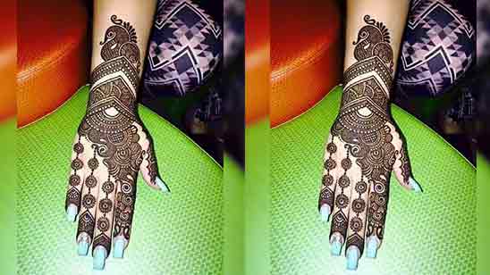 Simple Bridal Mehndi Designs for Hands