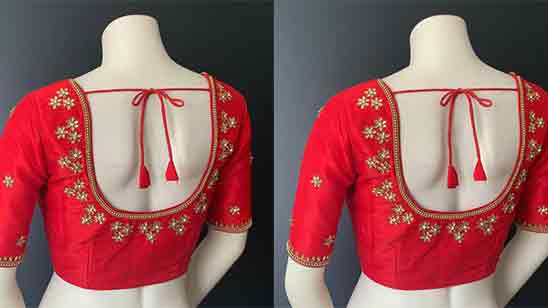 Simple Embroidery Designs For Blouse