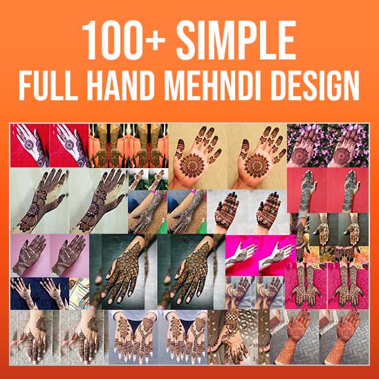 Simple Full Hand Mehndi Design