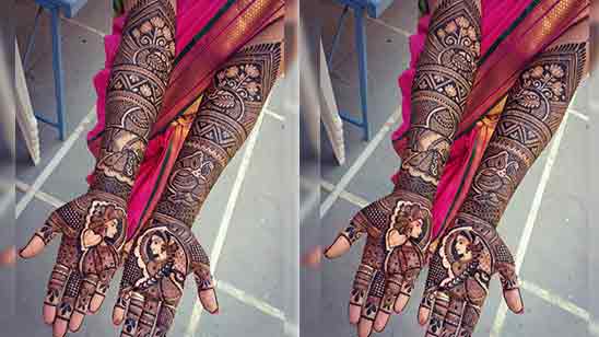 Wedding Bridal Mehndi Designs for Full Hands