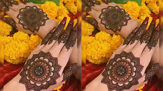 Wedding Finger Mehndi Design
