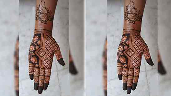 Wedding Finger Mehndi Design