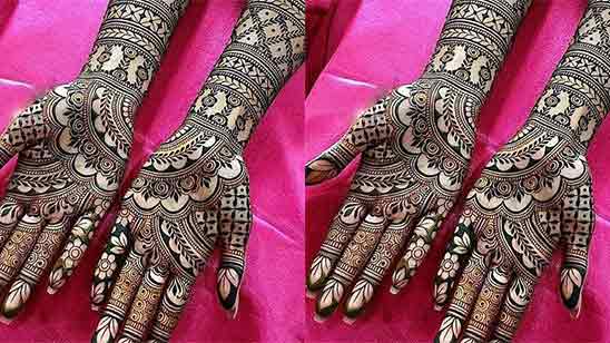 Wedding Mehndi Designs for Full Hands