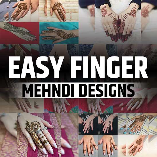 Easy Simple Finger Mehndi Design Image