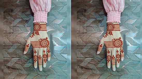Back Hand Simple Mehndi Design
