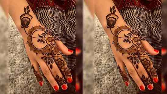Eid Special Easy Mehndi Design 2020 | Beautiful and Simple Henna Design for  Beginners | आसान मेहंदी - YouTube