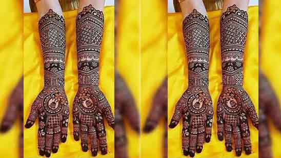 Bridal Mehndi Designs for Front Hand