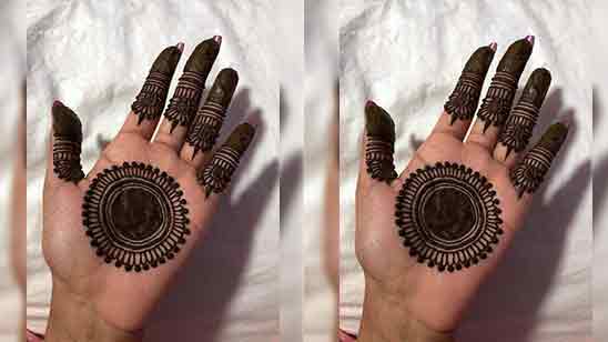 Easy Mehndi Designs for Front Hand