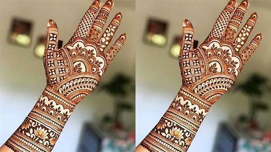 Full Hand Mehndi Designs for Karwa Chauth
