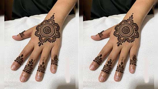 50+ Easy Karva Chauth Mehndi Designs (Simple) - TailoringinHindi