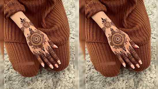 Latest Full Hand Bridal Mehndi Designs