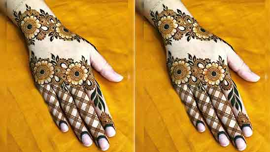 30 Back Hand Henna Designs you should try - Wedandbeyond