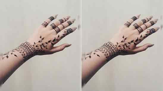 Mehndi Designs Back Hand Arabic