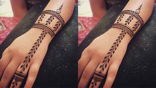 Simple Bridal Henna