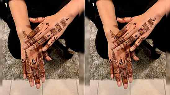 Simple Mehndi Design Back Hand Arabic 2020