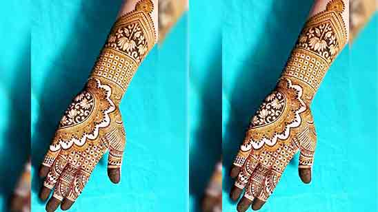 Simple Mehndi Designs Full Hands