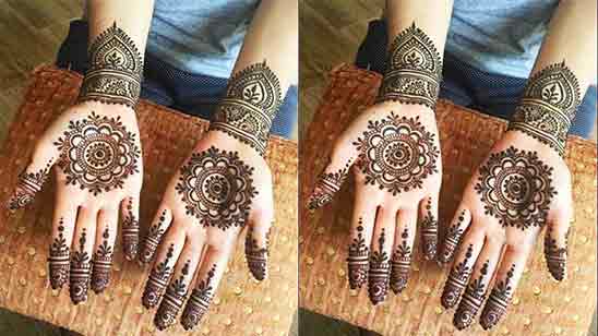 Simple Mehndi Designs Full Hands