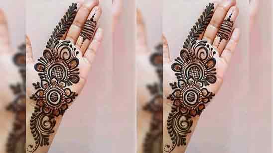 Simple Mehndi Designs for Eid