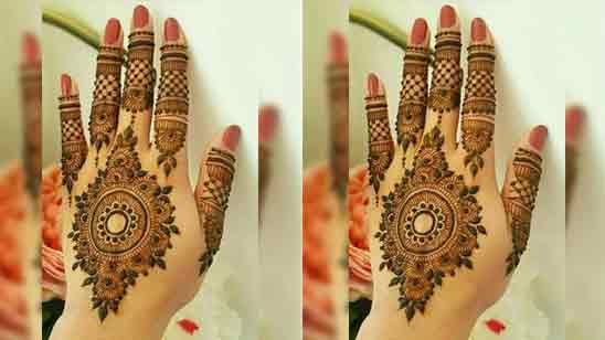 Simple Mehndi Designs for Right Hand Back Side