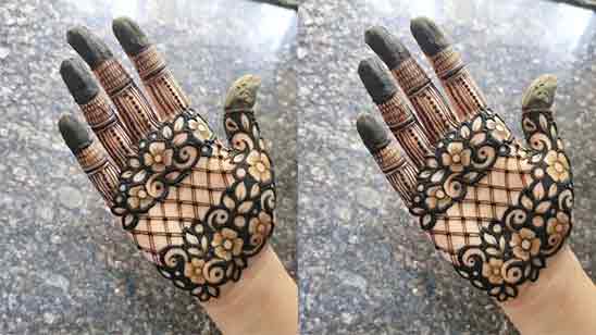 Simple Mehndi Designs for Right Hand