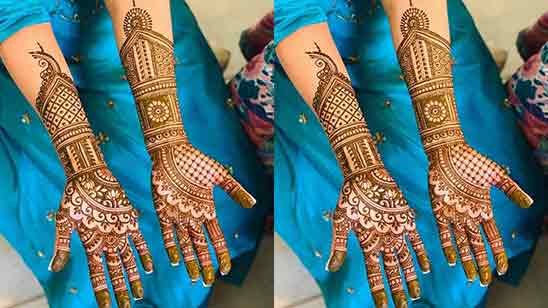 Simple New Bridal Mehndi Design
