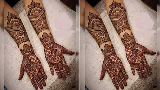 Arabic Bridal Mehndi Designs for Full Hands 2017
