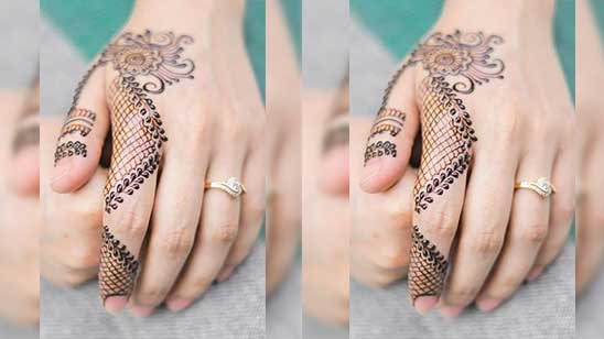 Back Hand Easy Arabic Mehndi Design