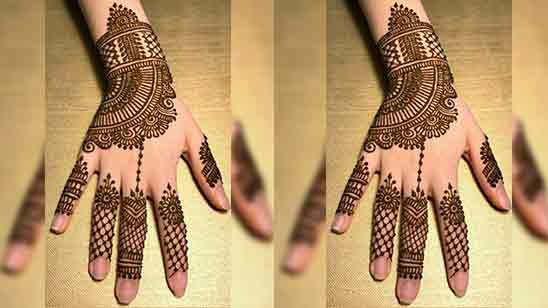 Beginner Cute Simple Mehndi Designs for Front Hands