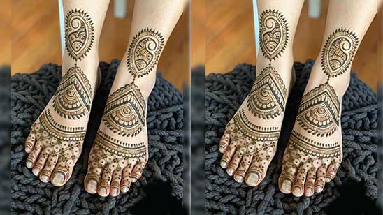 Top 51+ Leg Mehndi Designs (Latest and Trending) | WeddingBazaar