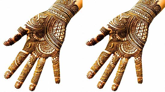 Easy Arabic Mehndi Designs for Front Hand
