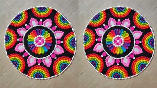 Easy and Beautiful Rangoli Designs for Diwali
