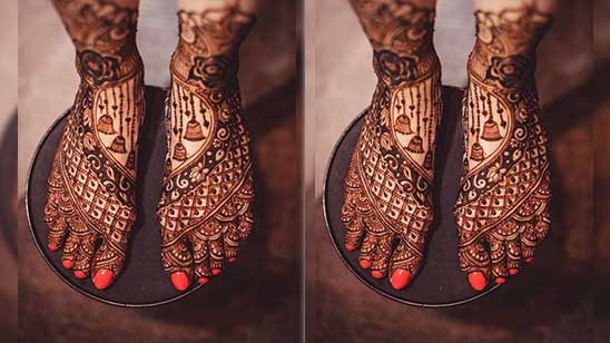 Foot Mehndi Design Easy and Beautiful
