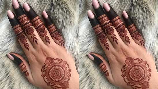 Full Back Hand Mehndi Designs