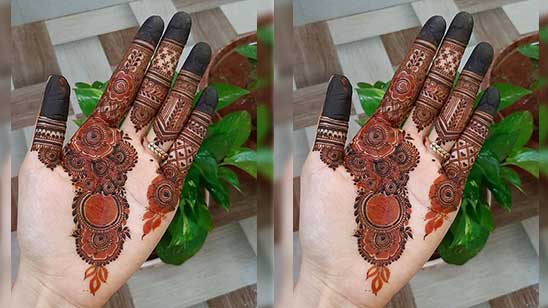Latest Mehndi Designs for Front Hand
