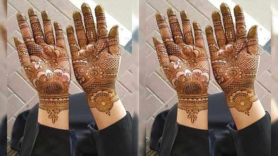 Mehendi Design for Front Hand
