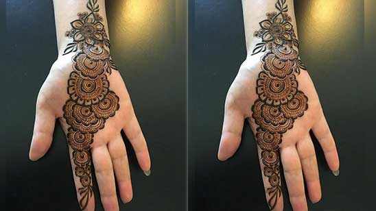 Mehndi Designs Arabic Front Hand