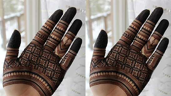 Mehndi Designs Fingers Front