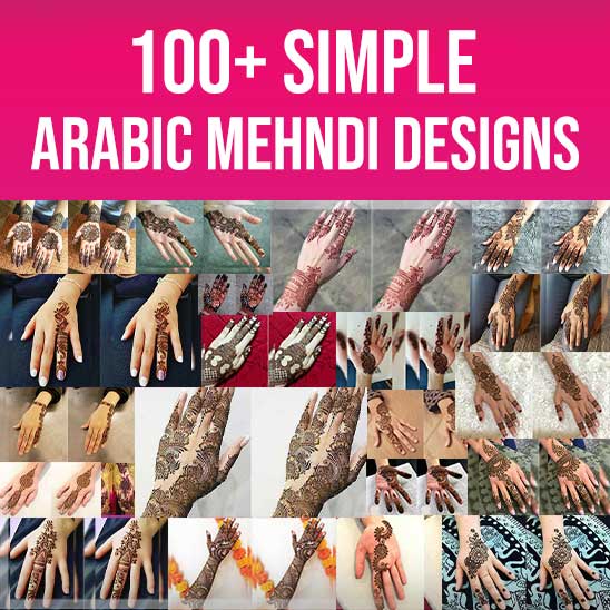100+ Easy & Simple Arabic Mehndi Design Images