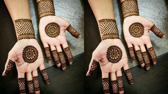 Simple Easy Arabic Mehndi Designs for Full Hands
